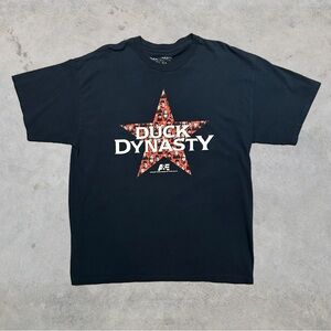 Duck Dynasty 2013 A&E TV Show Promo Navy Blue T Shirt Size XL Duck Hunting